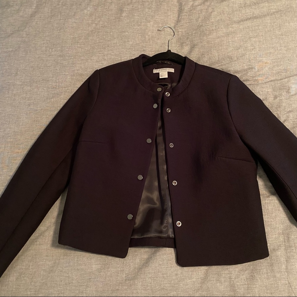 Black H&M cropped blazer/jacket